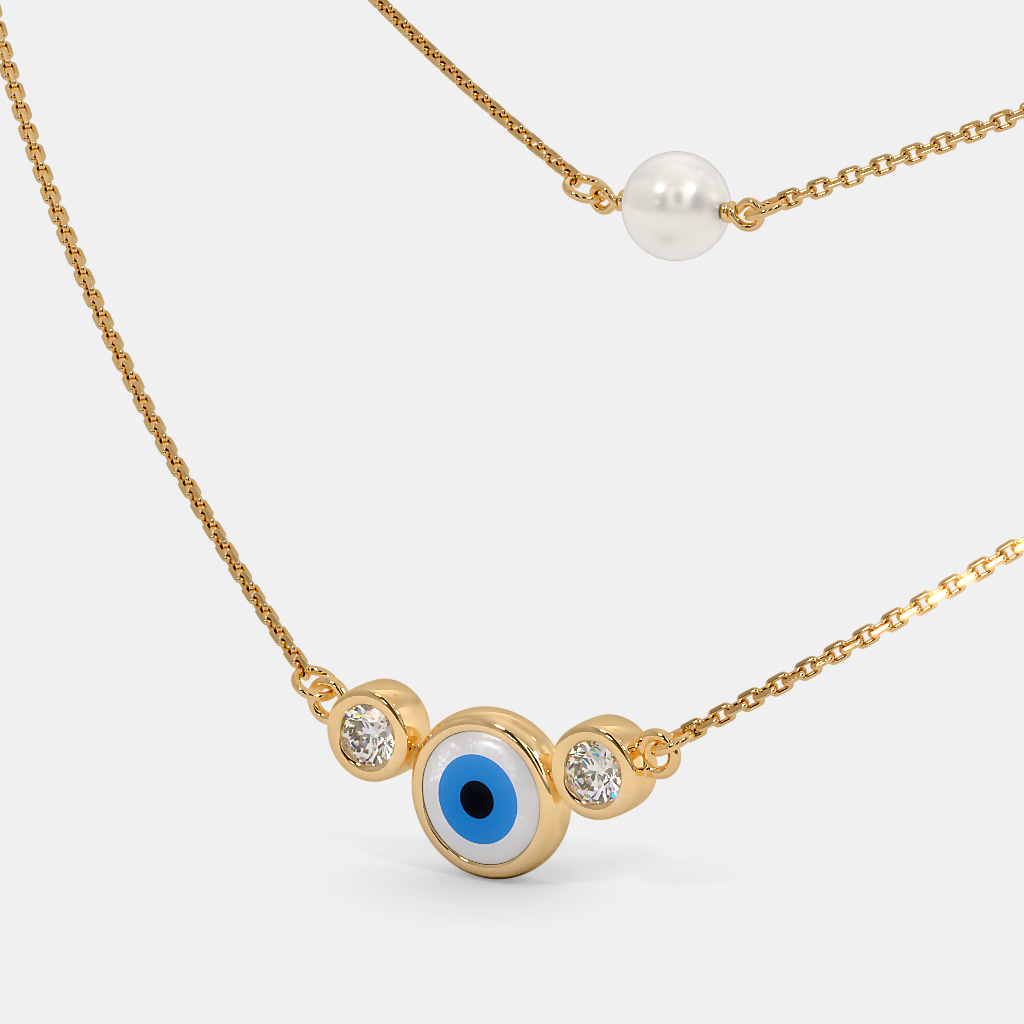 The Serenith Evil Eye Layered Necklace