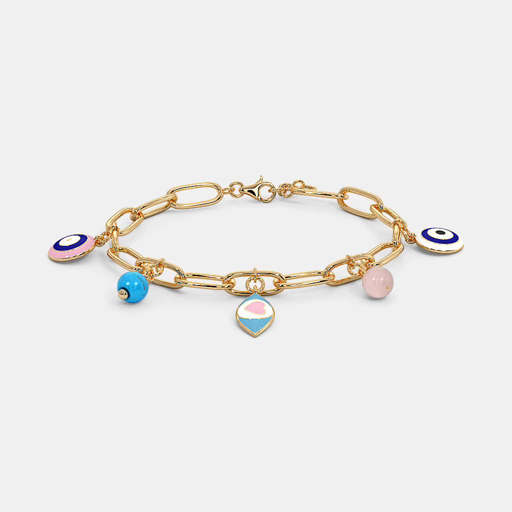 The Zahria Evil Eye Charm Bracelet