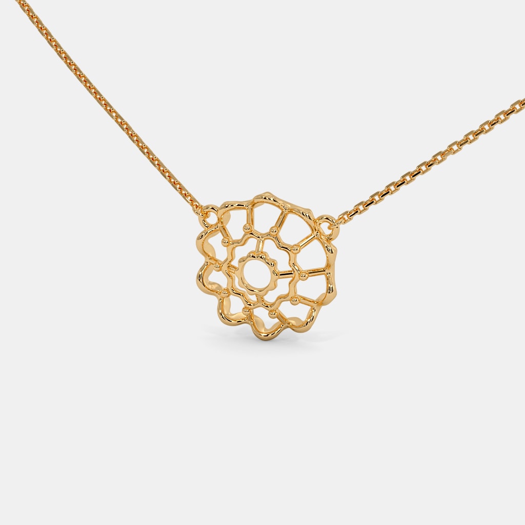 The Smoth Ripple Pendant Necklace