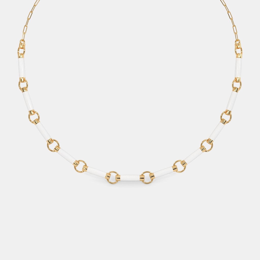 The Wit White Collar Necklace