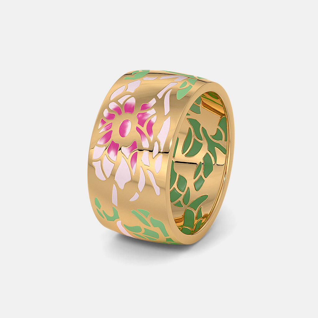 The Petal And Poise Band Ring