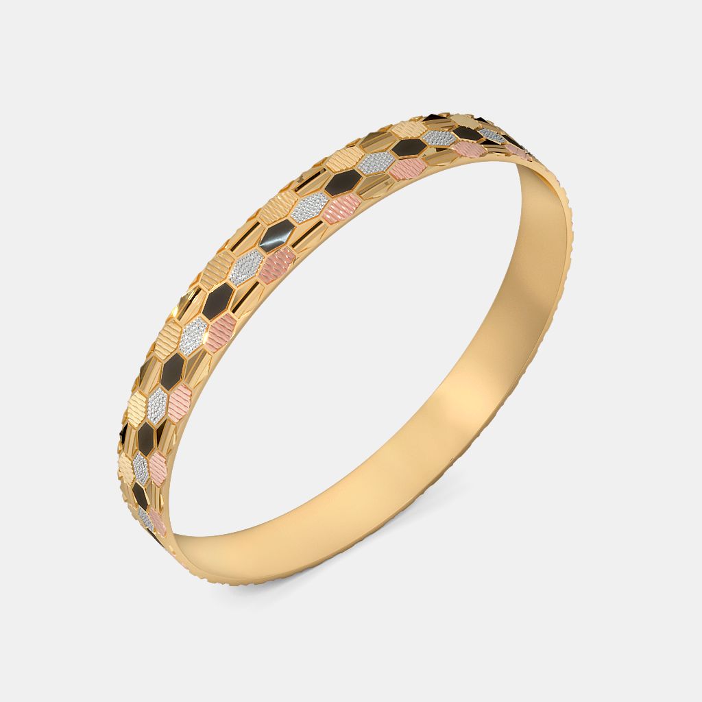 The Ceballos Round Bangle BlueStone