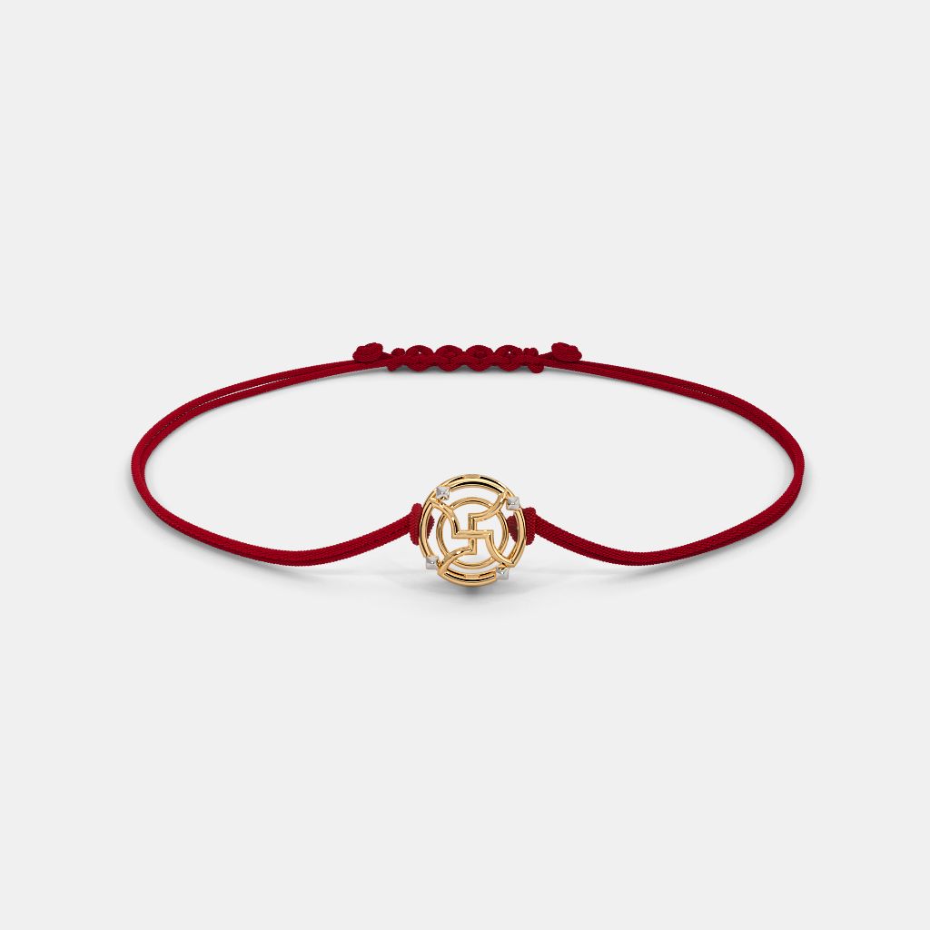 Bluestone gold rakhi outlet