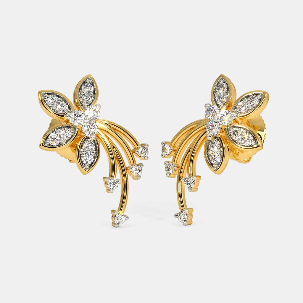 Bluestone solitaire earrings store