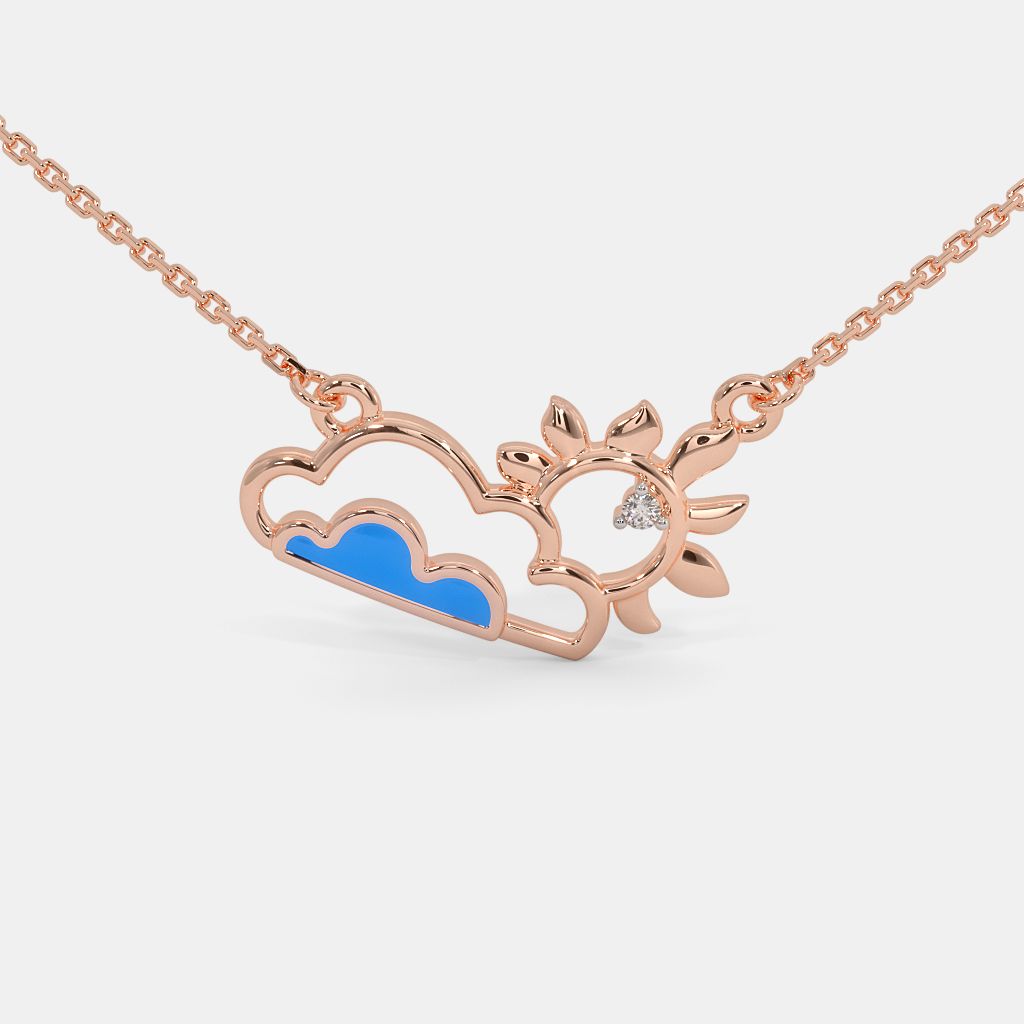 Rose gold childrens necklace hotsell