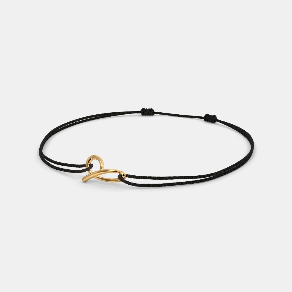 The D Script Cord Bracelet