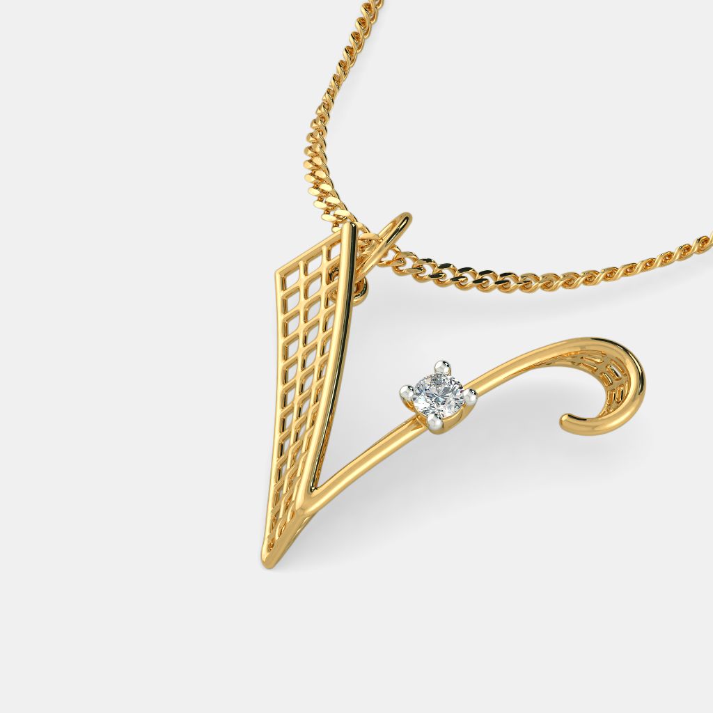 V locket design sale