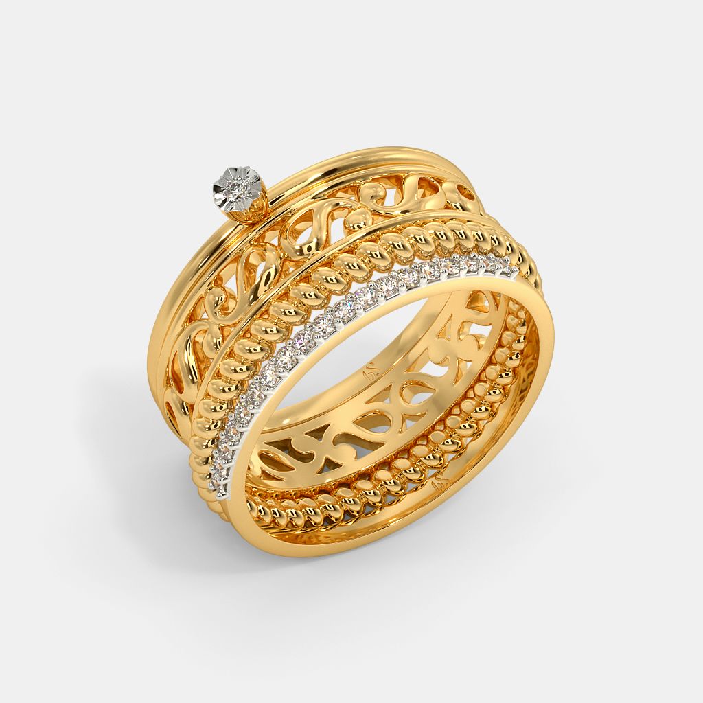 Heavy gold ring discount designs for female