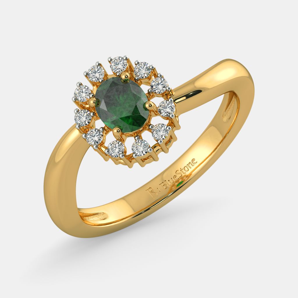 Bluestone sales emerald ring