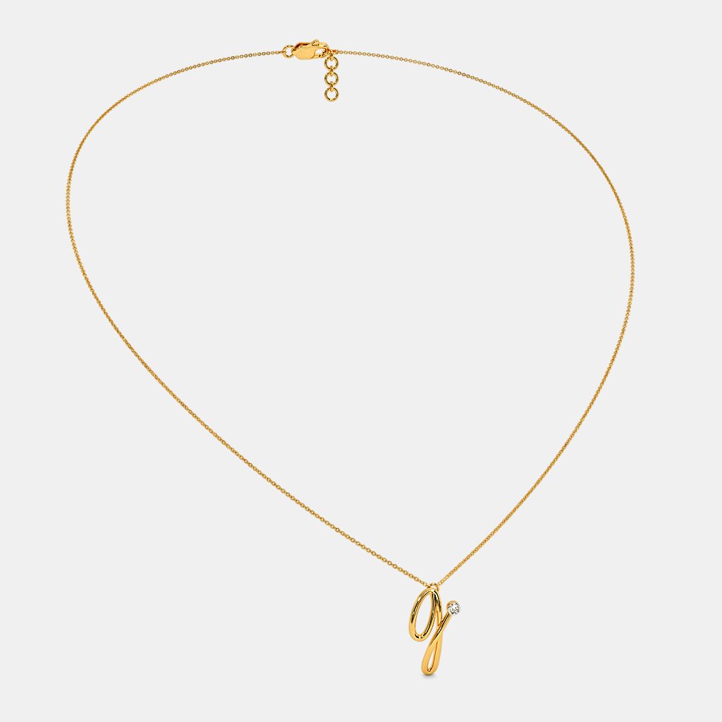 Cursive g necklace new arrivals