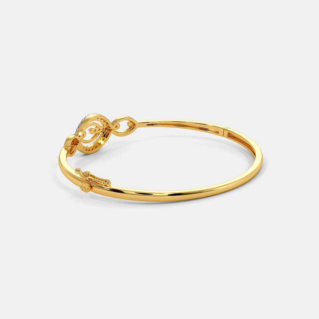 Gold bangles clearance bluestone