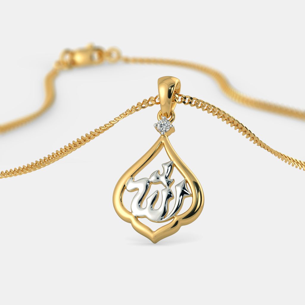 Allah gold locket deals