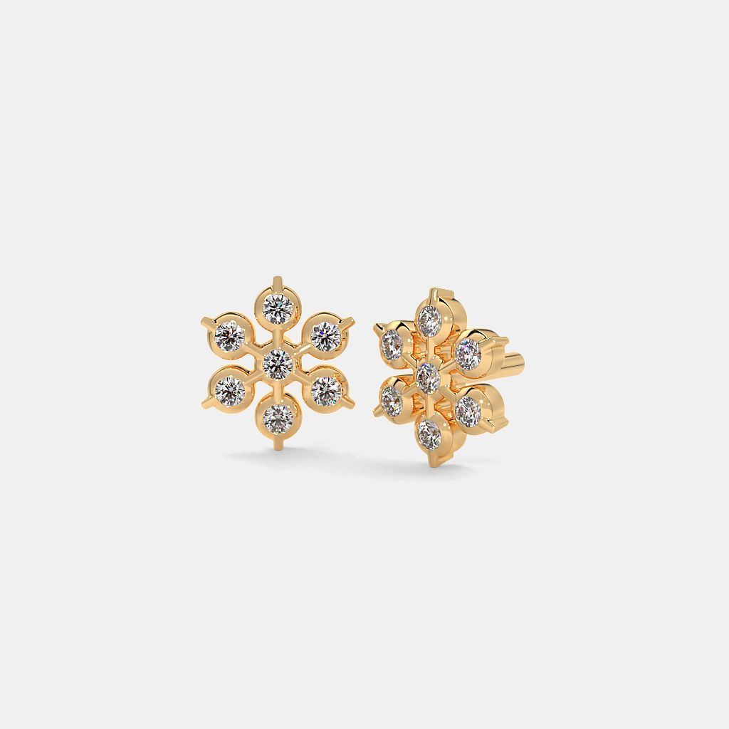 Diamond Earrings Designs Baby Earrings Gold Grt The Gangika Stud