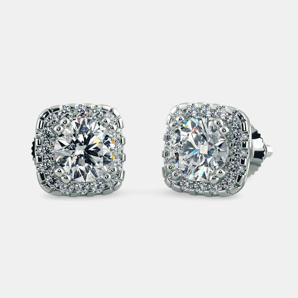 Solitaire discount earrings design