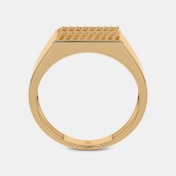 The Diagonally Angled Signet Ring For Him - thumb 5