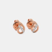 The Dory Multi Pierced Stud Earrings - thumb 4