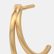 The Viore J Hoop Earrings - thumb 4