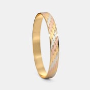 The Gleamora Textured Round Bangle - thumb 5