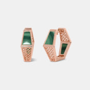 The Malora Huggie Earrings - thumb 1