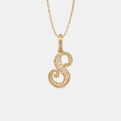 The Syloura S Initial Pendant - thumb 4