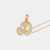 The Oryssa D Initial Pendant - thumb 1