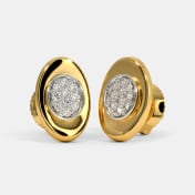 The Ilias Pave Stud Earrings - thumb 1