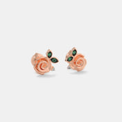 The Claret Stud Earrings - thumb 6