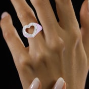 The Lavender Heart Ring - thumb 2