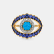 The Mikaela Evil Eye Ring - thumb 5
