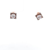 The Lyricia Solitaire Stud Earrings - thumb 2