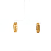 The Dazzle Edge Hoop Earrings - thumb 5