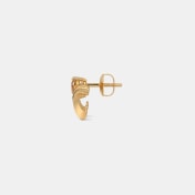 The Pretzel Heart Stud Earrings - thumb 9