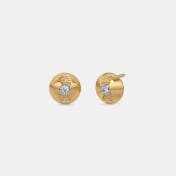 The Crease Stud Earrings - thumb 1