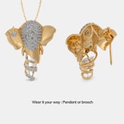 The Airavya Pendant Cum Brooch - thumb 3