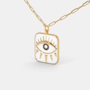 The Khufu Evil Eye Pendant Necklace For Him - thumb 1