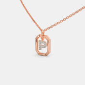 The Swiing P Initial Necklace - thumb 1