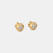 The Beetle Solitaire Earrings - thumb 4