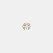 The Melana Solitaire Stud Earrings - thumb 7