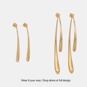 The Vyla Front Back Earrings - thumb 3