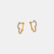 The Serafina Multi Pierced Hoop Earrings - thumb 4