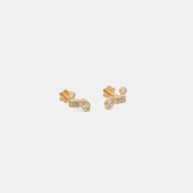 The Encara Multipierced Stud Earrings - thumb 5