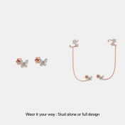 The Wingbloom Multipierced Earrings - thumb 3