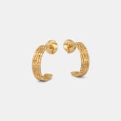 The Solenne J Hoop Earrings - thumb 4