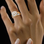 The Rocher Bridal Ring Set - thumb 2