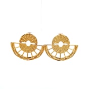 The Weavenn Chandbali Earrings - thumb 2