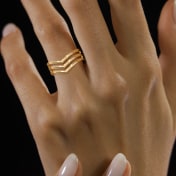 The Aetheris Chevron Ring - thumb 2