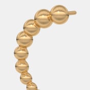 The Wontony Orange Peel Hoop Earrings - thumb 3