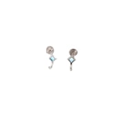 The Jamesena J Hoop Earrings - thumb 1