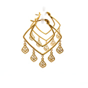 The Thomas Dangle Hoop Earrings - thumb 1