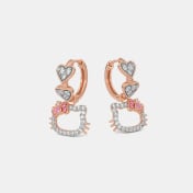 The Chibi Dangle Hoop Earrings - thumb 4